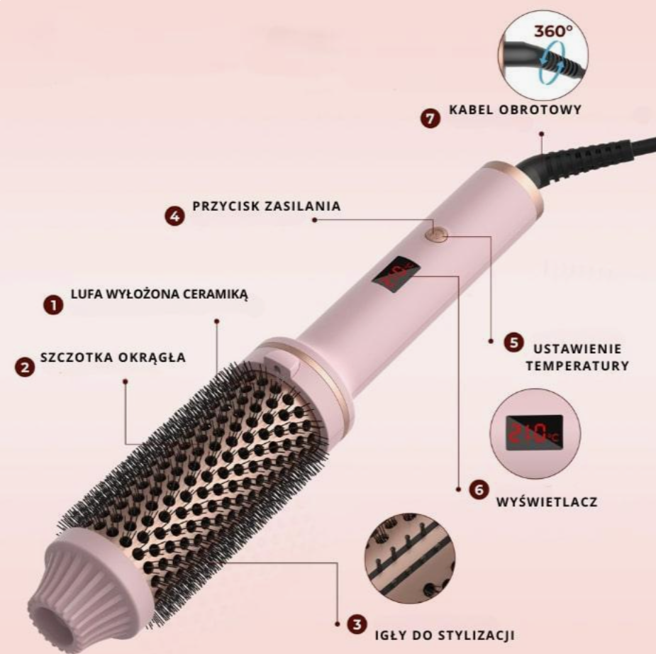BROSSE À AIR CHAUD